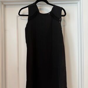 Naked Zebra Black Sleeveless Mini Dress